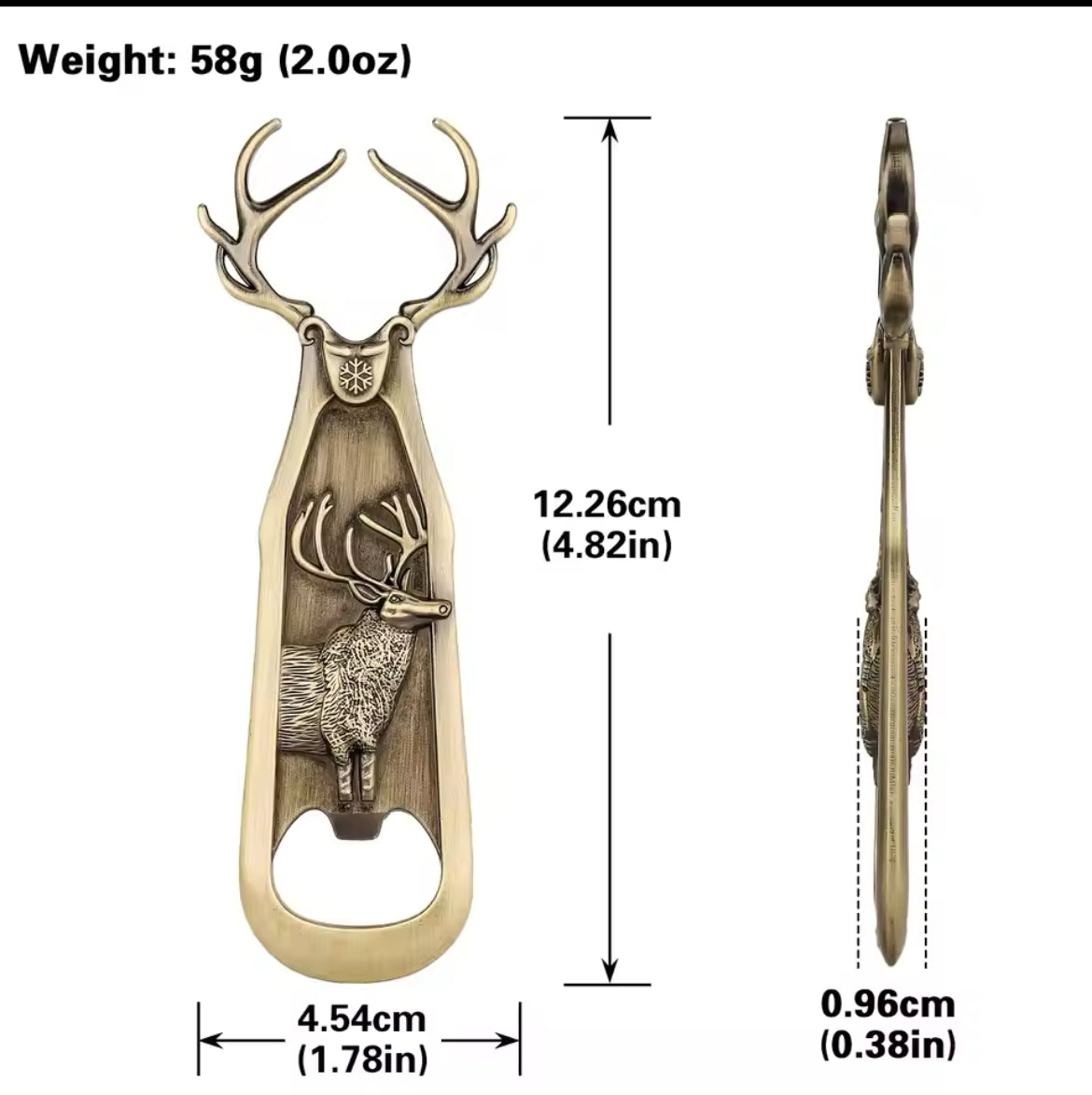 Deer Themed Bottle Opener