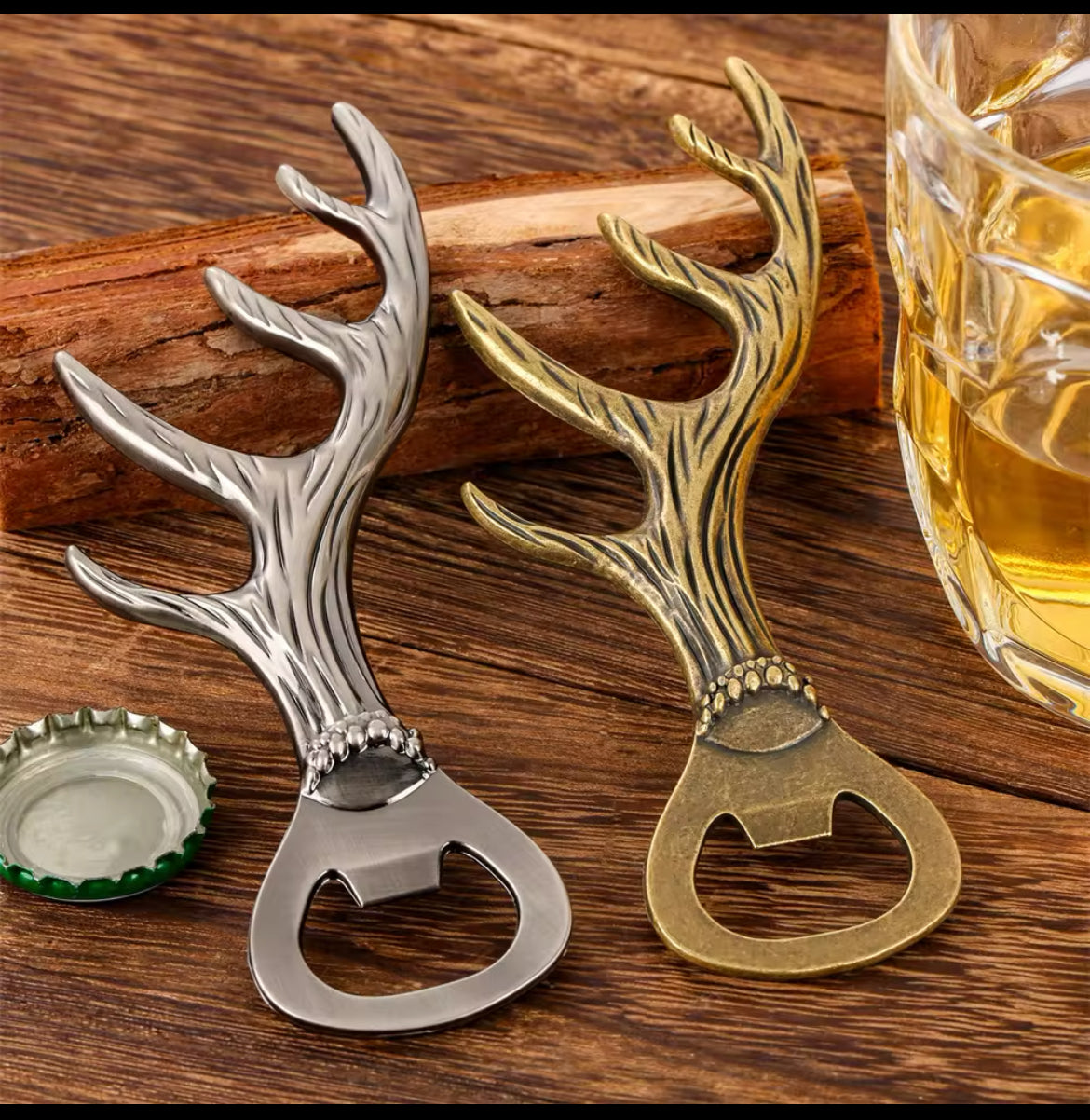 Deer Antler Themed Bottle Opener