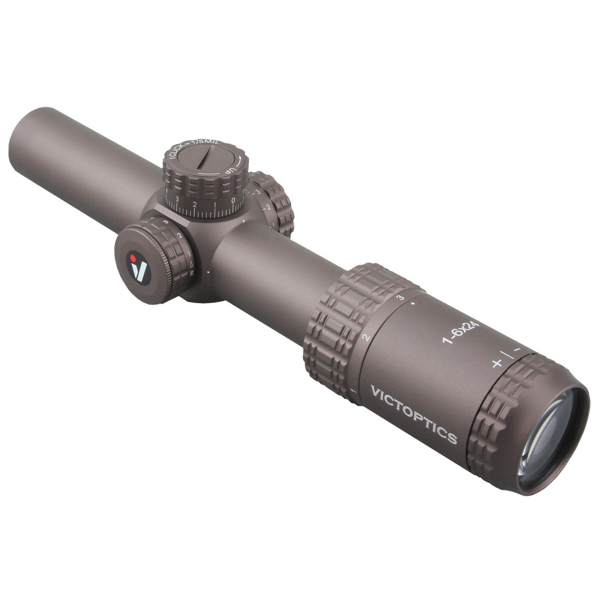 VICTOPTICS S6 BURNT BROWN 1-6X24 SFP LPVO SCOPE OPSL23