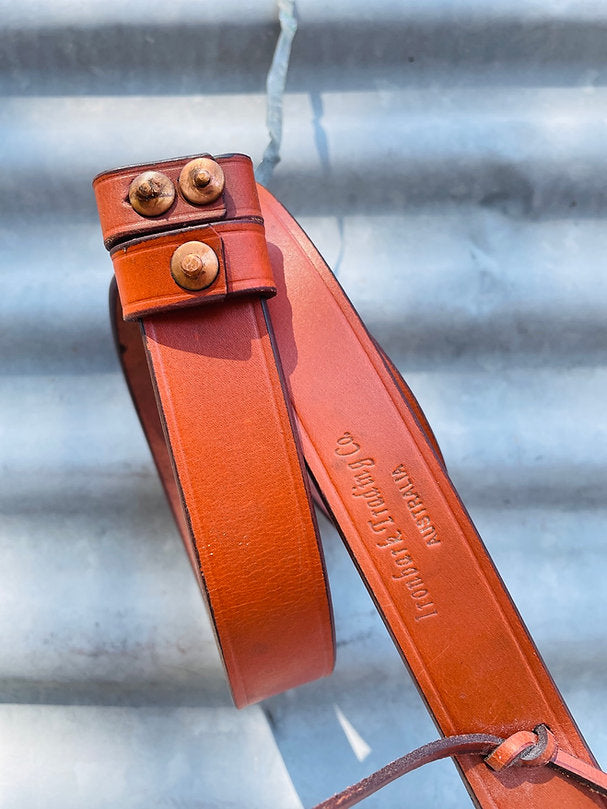 Light Horse WWI & WWII British Lee Enfield SMLE Leather Rifle Sling Reproduction