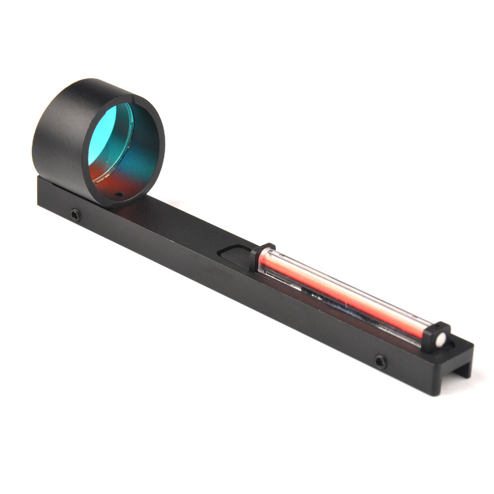Aluminium Holographic Red Dot Scope Red Fibre Reflex Sight Fit Shotgun Rib Rail