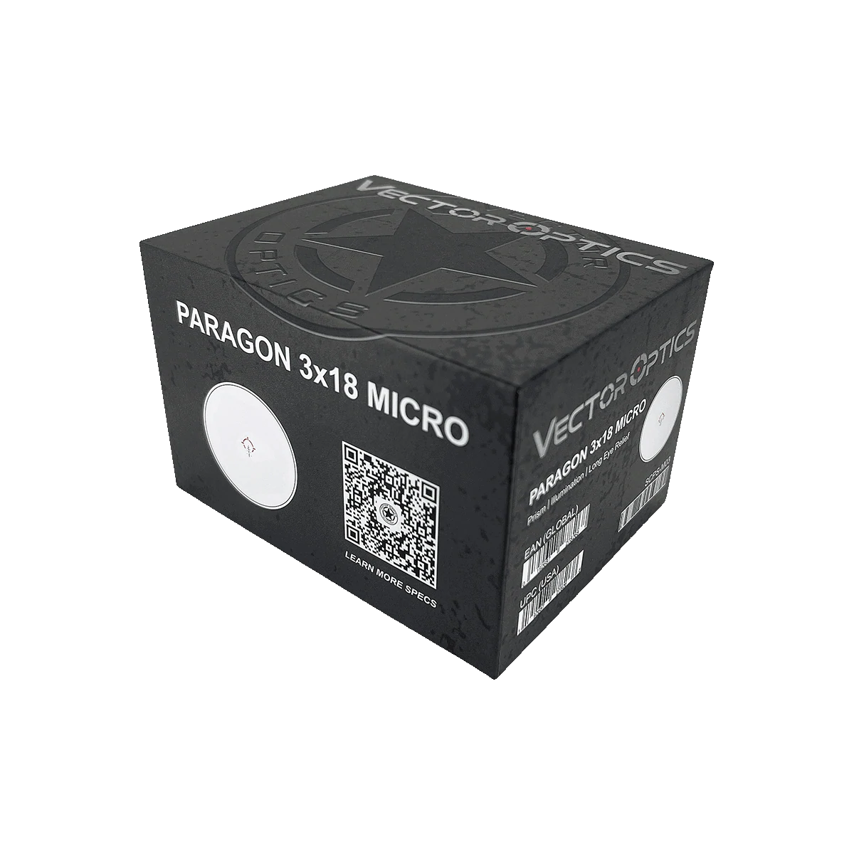 VETOR OPTICS PARAGON 3X18 MICRO PRISM SCOPE SCPS-M03