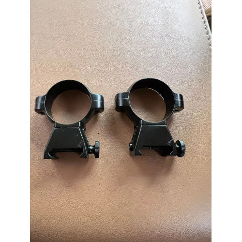 Mosin Nagant/ Lee Enfield 2pcs 30mm Steel High Profile Scope Rings Mount Left Right Adjust