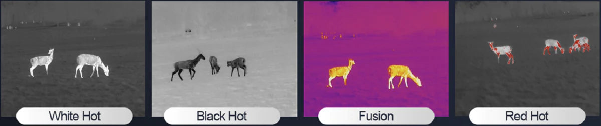 VECTOR OPTICS CO50 1X50MM THERMAL IMAGE SCOPE 3-IN-1: RIFLESCOPE/MONOCULAR + CLIP ON