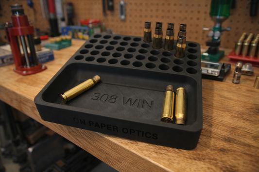 3D Printed Reloading Block Ammo Stand Ammunition Loading Tray - 50 Round