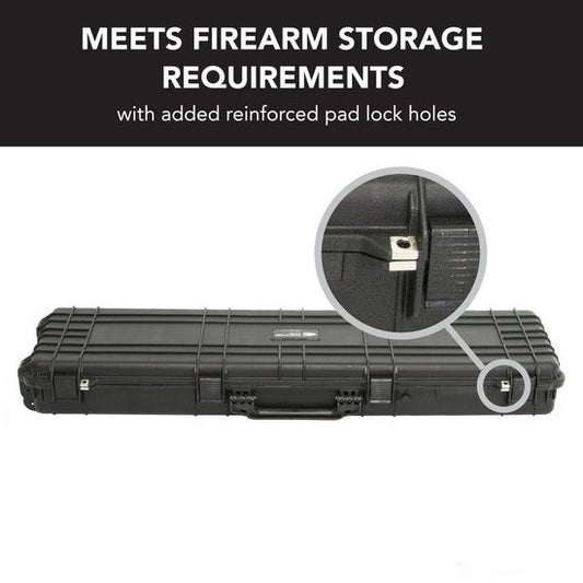 HD Series Rifle Hard Gun Case XL - Black