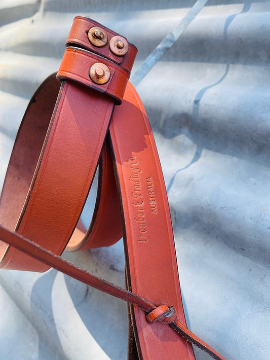 Light Horse WWI & WWII British Lee Enfield SMLE Leather Rifle Sling Reproduction