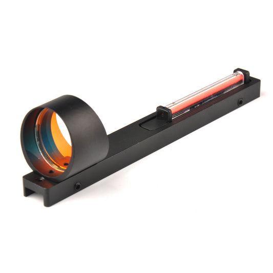 Aluminium Holographic Red Dot Scope Red Fibre Reflex Sight Fit Shotgun Rib Rail