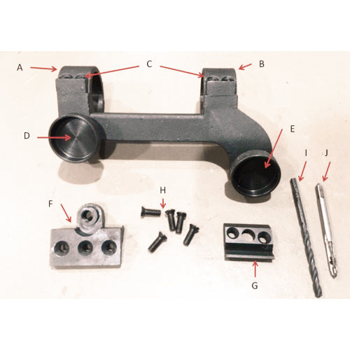 WW II Lee Enfield No.32 Mk IIMK2 Mk IIIMK3 Sniper Scope Mount & Pads
